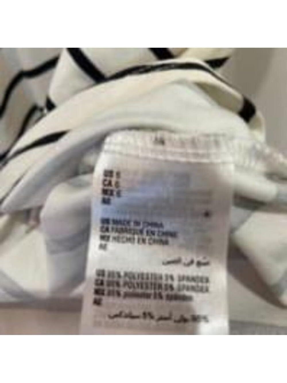 Epic Threads Girls Dress Size 6 Off White Black Stripe Heart - Picture 4 of 6
